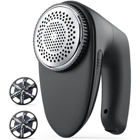 Bymore Large-Head Fabric Shaver, 65mm, 8 oz, Black