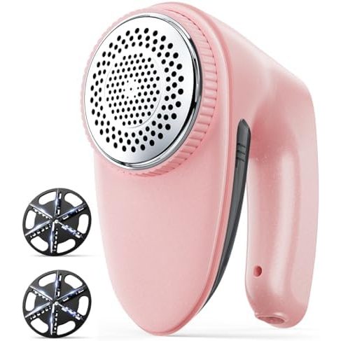 Bymore Large-Head Fabric Shaver, 65mm, One-Button, Pink