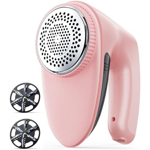 Bymore Large-Head Fabric Shaver, 65mm, One-Button, Pink