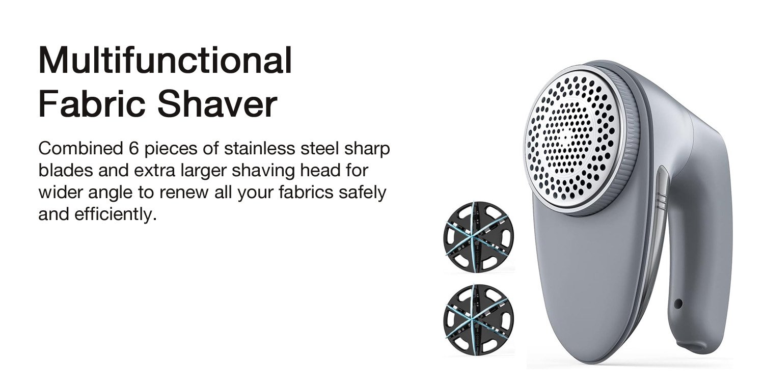 Bymore large-head fabric shaver with 65mm head